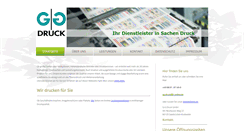Desktop Screenshot of gg-druck.de